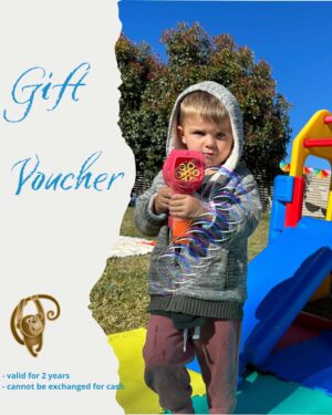 Gift Voucher with Aussie action Kids climbers