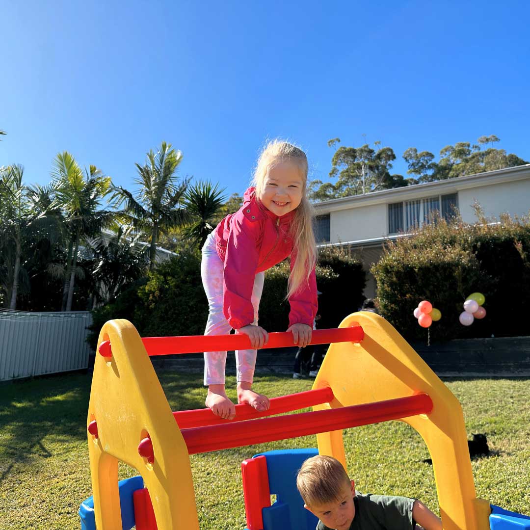 Aussie-Action-Kids Maxi Climber Play Gym in action